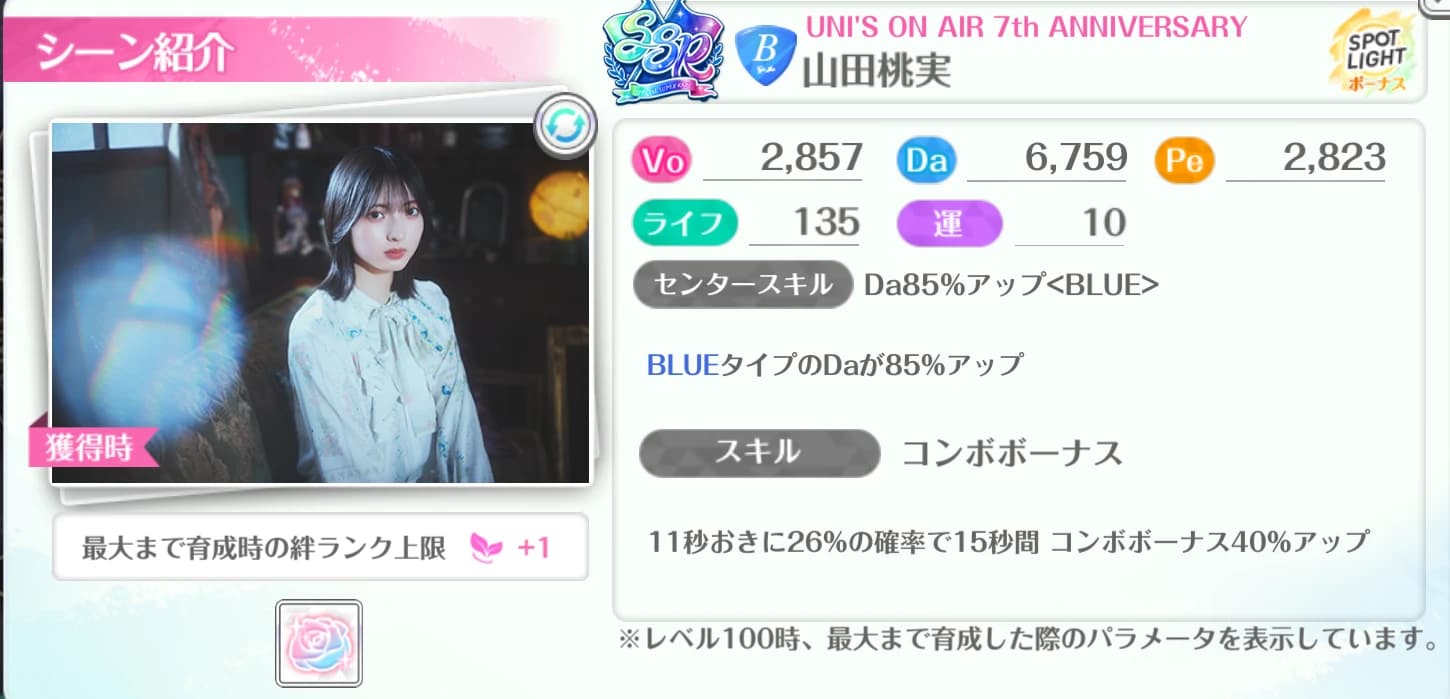 山田桃実 / UNI'S ON AIR 7th ANNIVERSARY