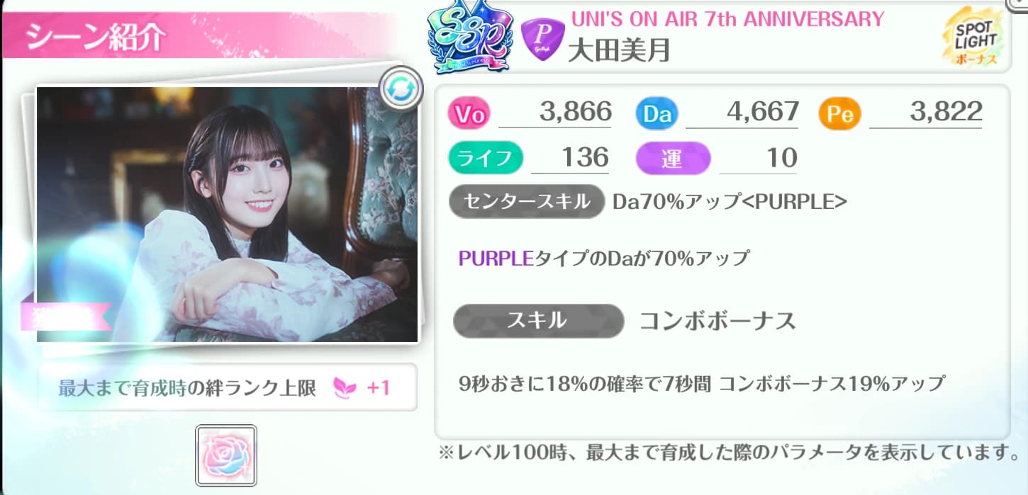 大田美月 / UNI'S ON AIR 7th ANNIVERSARY